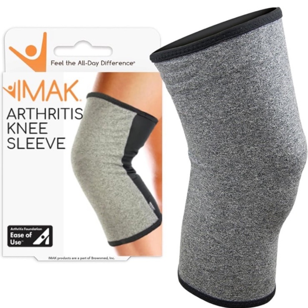 New! IMAK Compression Arthritis Knee Sleeve - Knee Compression Brace to Support